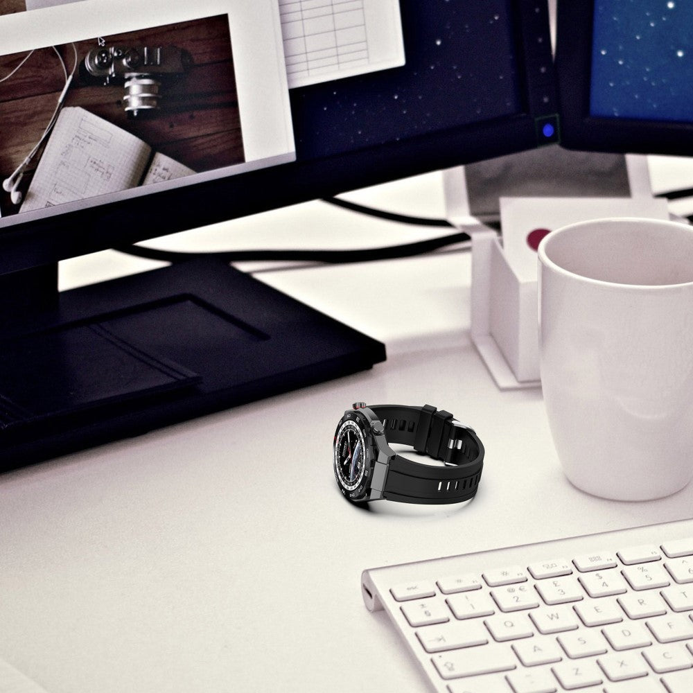Meget Nydelig Silikone Universal Rem passer til Smartwatch - Grøn#serie_6