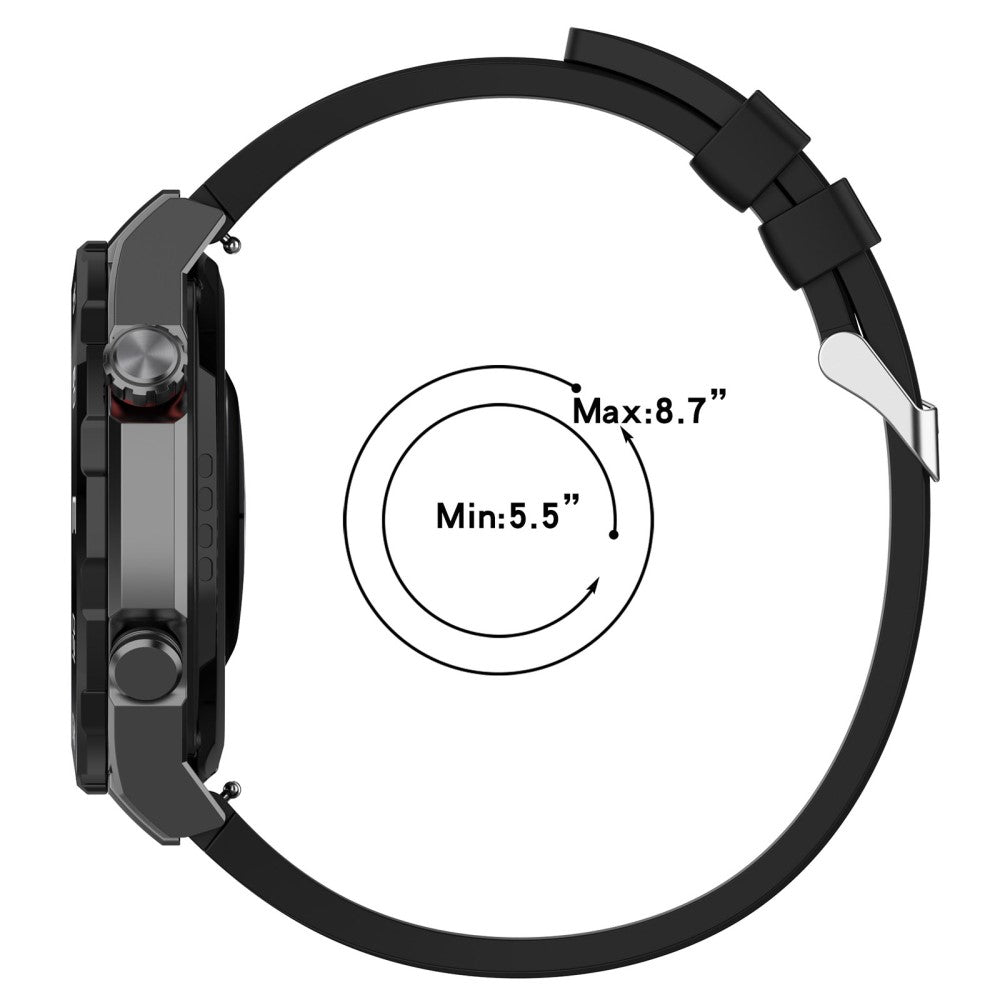 Meget Nydelig Silikone Universal Rem passer til Smartwatch - Grøn#serie_6
