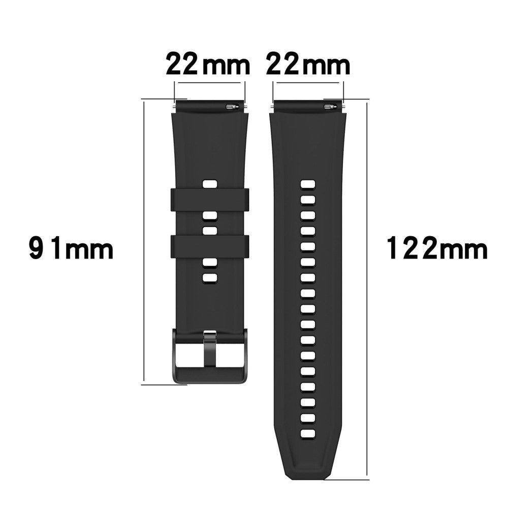Vildt Sejt Silikone Universal Rem passer til Smartwatch - Grøn#serie_4