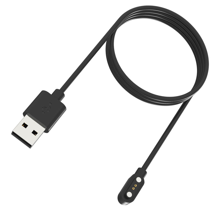 60cm Magnetisk USB Opladningskabel passer til Smartwatch - Sort#serie_017