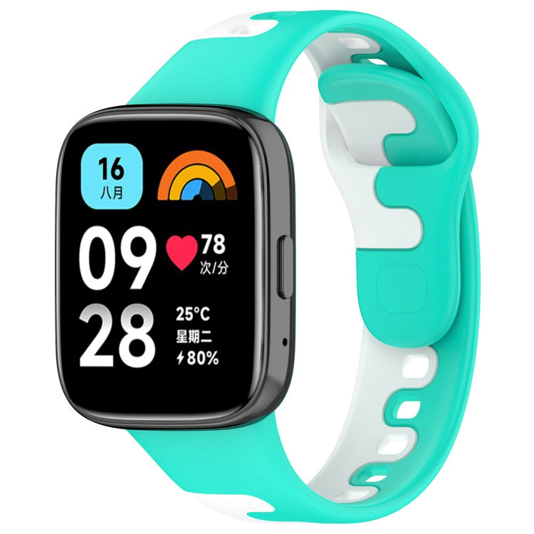 Silikone Universal Rem passer til Xiaomi Redmi Watch 3 Active / Xiaomi Mi Watch Lite 3 - Grøn#serie_10