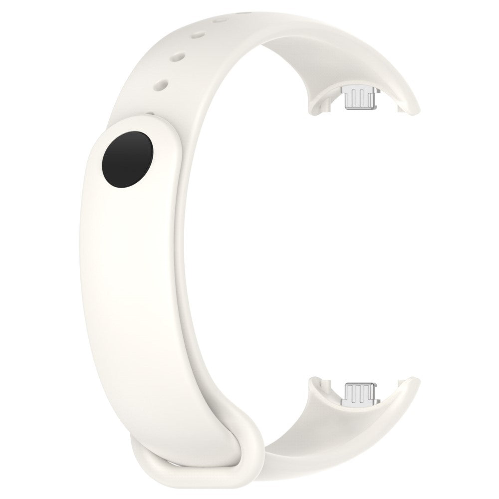 Vildt Flot Silikone Rem passer til Xiaomi Smart Band 8 - Beige#serie_7