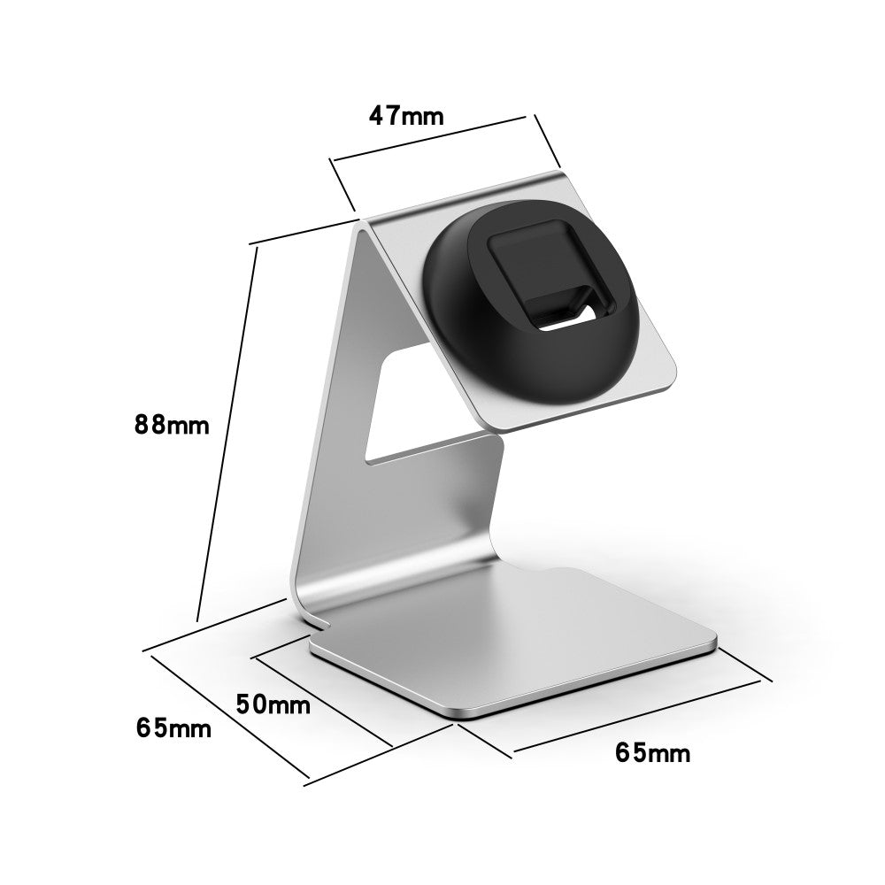 Metal Ladestation passer til Xiaomi Smart Band 8 - Sølv#serie_4