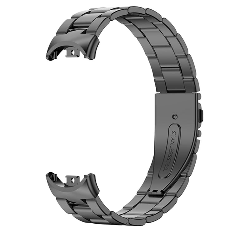 Rigtigt Sejt Metal Rem passer til Xiaomi Smart Band 8 - Sort#serie_2