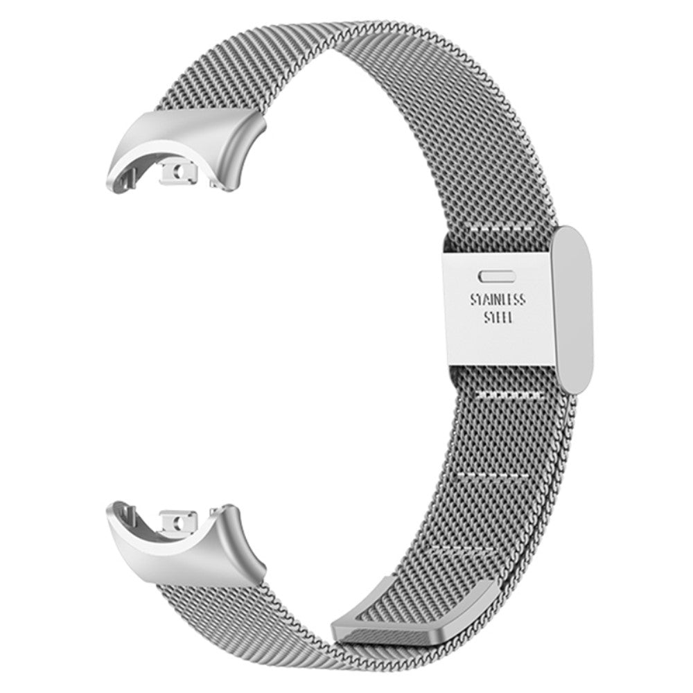 Meget Elegant Metal Rem passer til Xiaomi Smart Band 8 - Sølv#serie_8