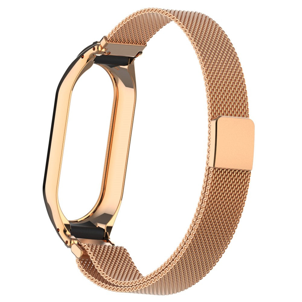 Fed Metal Rem passer til Xiaomi Smart Band 8 - Pink#serie_4