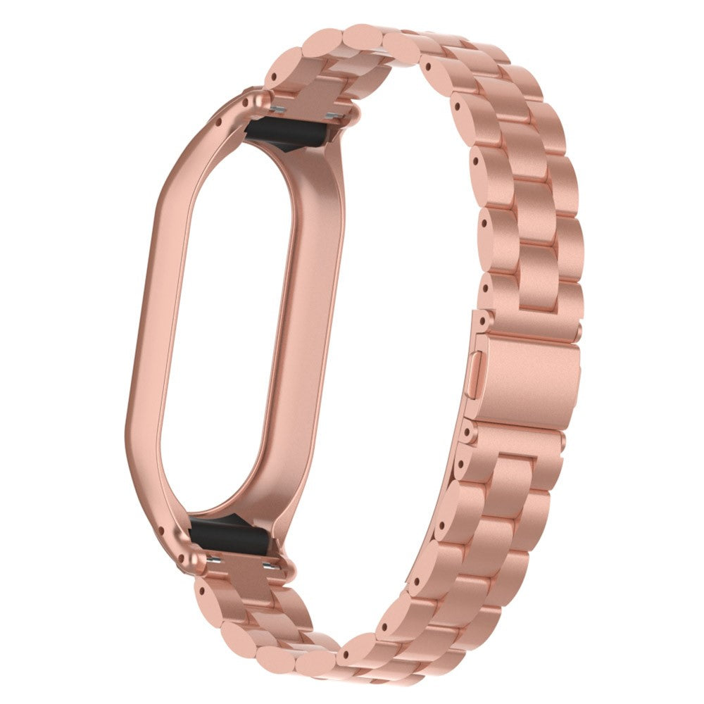 Helt Vildt Nydelig Metal Rem passer til Xiaomi Smart Band 8 - Pink#serie_8