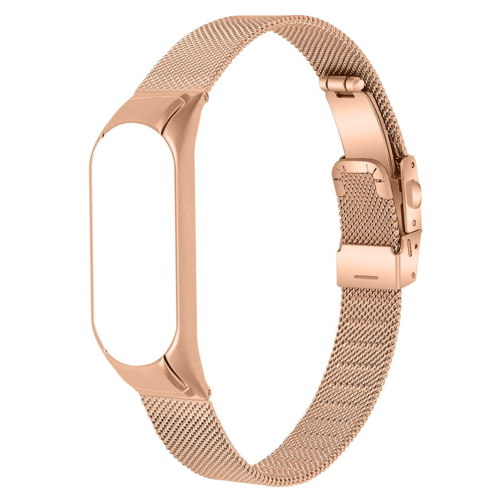 Helt Vildt Flot Metal Rem passer til Xiaomi Smart Band 8 - Pink#serie_2