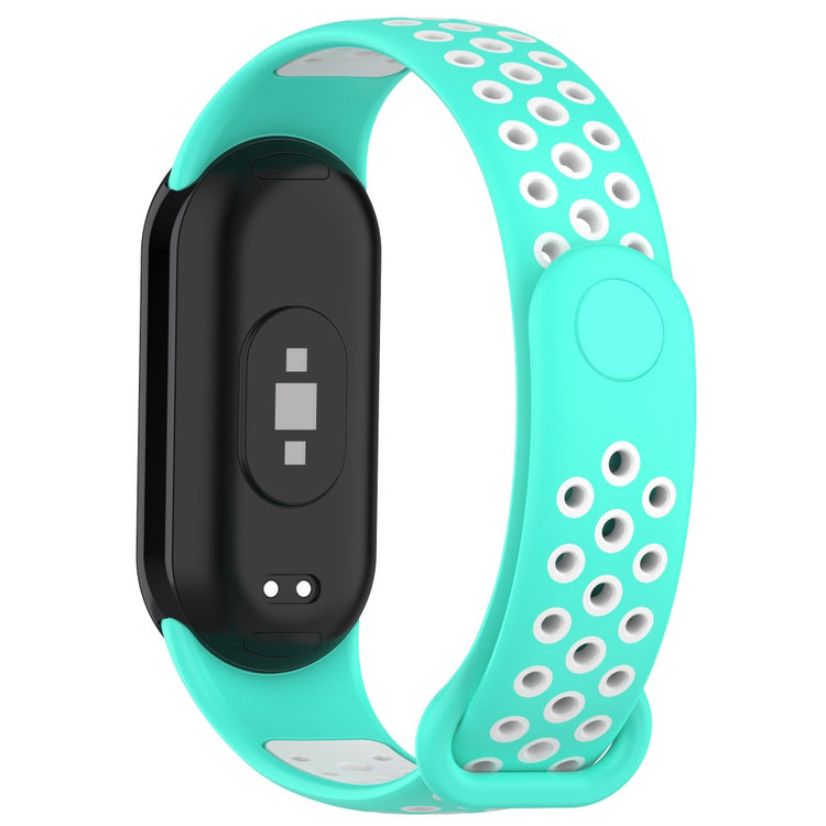 Mega Elegant Silikone Rem passer til Xiaomi Smart Band 8 - Grøn#serie_2