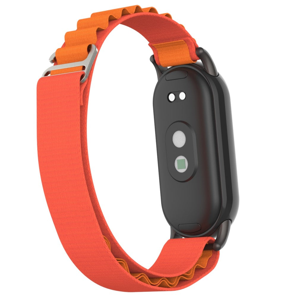 Komfortabel Nylon Rem passer til Xiaomi Smart Band 8 - Orange#serie_2