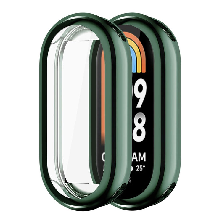 Super Pænt Silikone Cover passer til Xiaomi Smart Band 8 - Grøn#serie_5