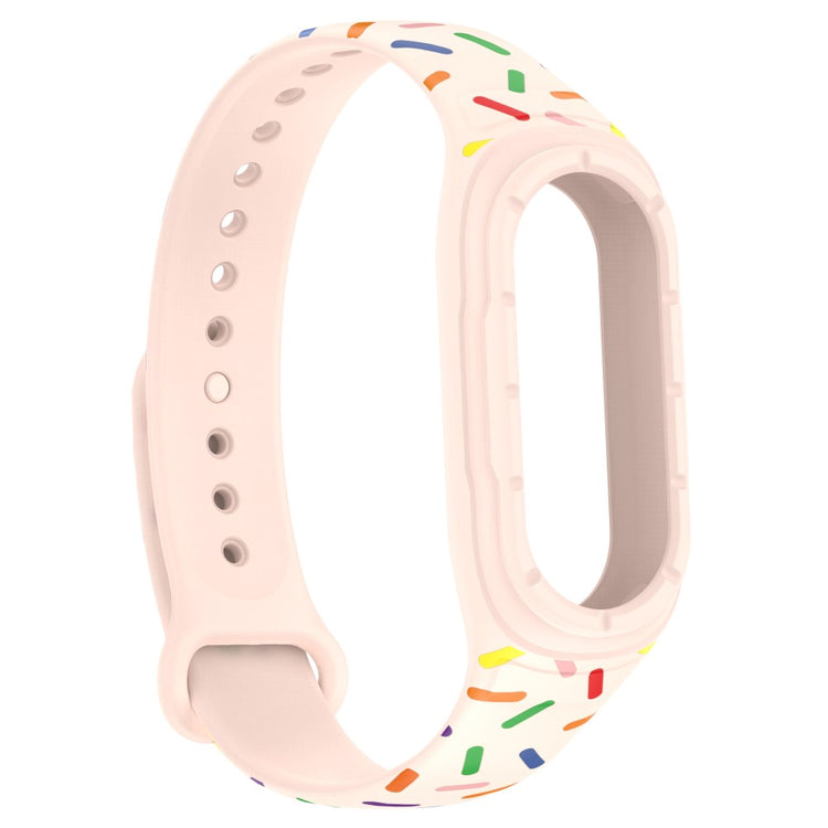 Rigtigt Godt Silikone Rem passer til Huawei Band 8 - Pink#serie_4