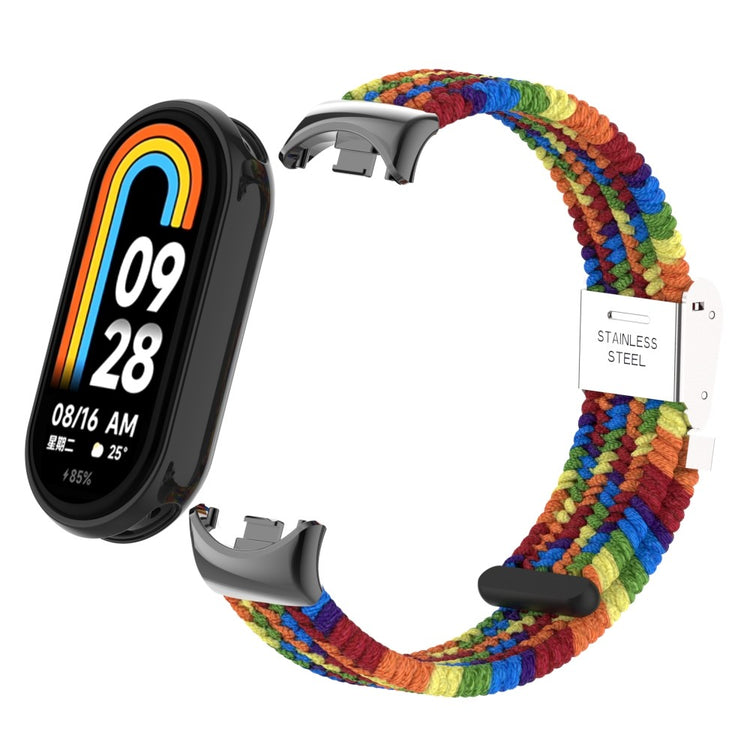 Meget Pænt Metal Og Nylon Rem passer til Xiaomi Smart Band 8 - Flerfarvet#serie_5