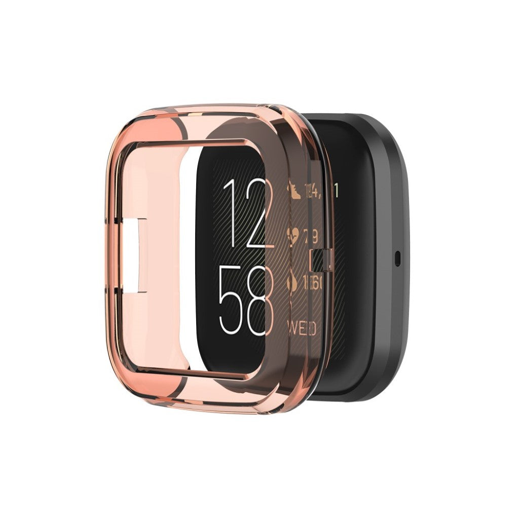 Super Godt Fitbit Versa 2 Silikone Cover - Orange#serie_1