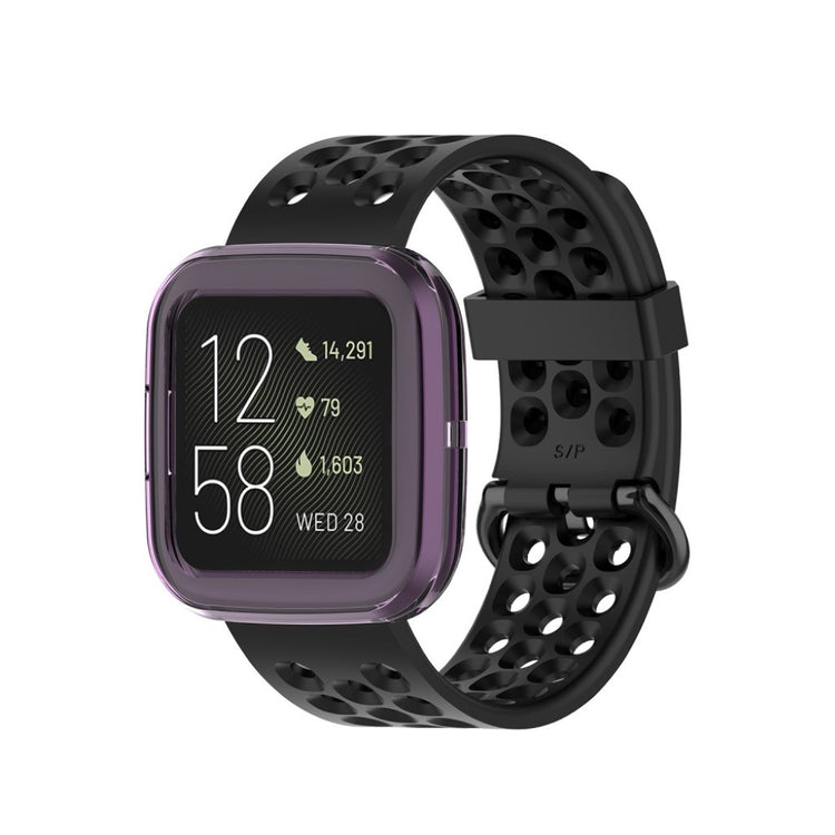 Super Godt Fitbit Versa 2 Silikone Cover - Lilla#serie_6