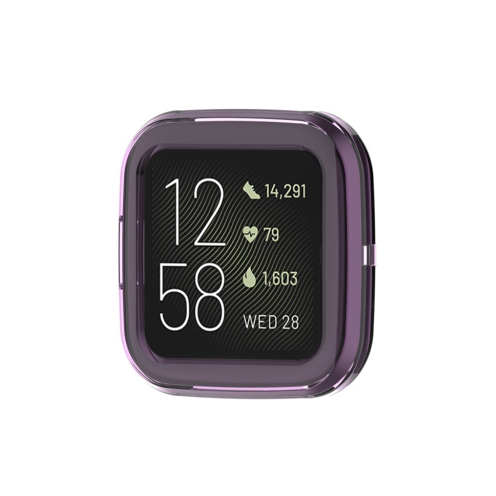 Super Godt Fitbit Versa 2 Silikone Cover - Lilla#serie_6