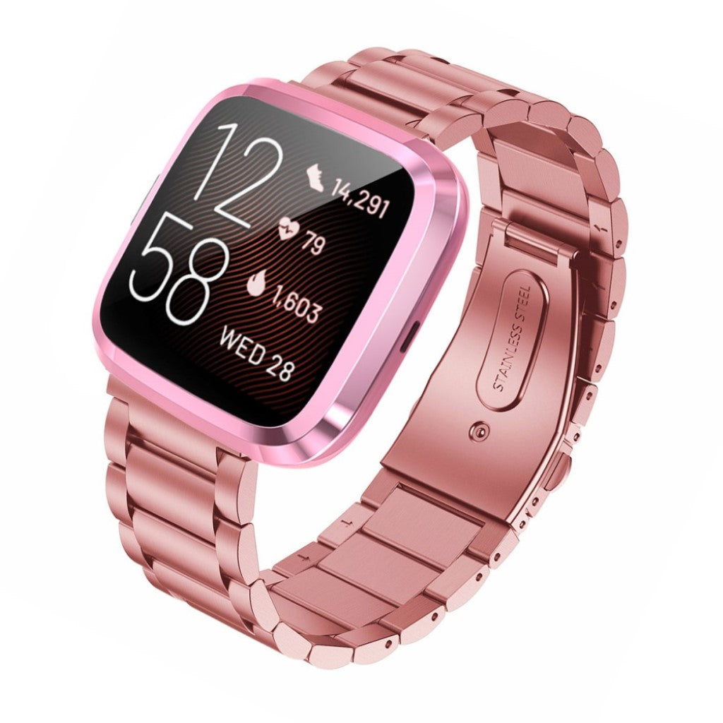 Rigtigt Godt Fitbit Versa 2 Silikone Cover - Pink#serie_6