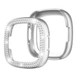 Schützend Fitbit Sense 2 / Fitbit Versa 4 Strass und Silikon / TPU Hülle