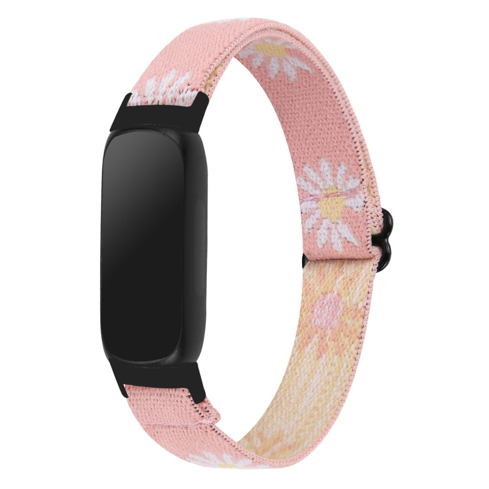 Fantastisk Metal Og Nylon Rem passer til Fitbit Inspire 3 - Pink#serie_10