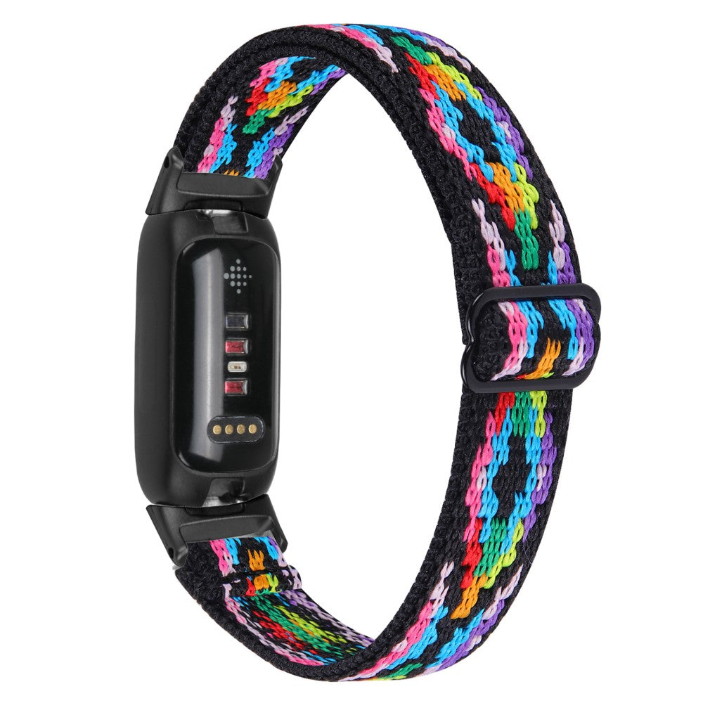 Fantastisk Metal Og Nylon Rem passer til Fitbit Inspire 3 - Flerfarvet#serie_4