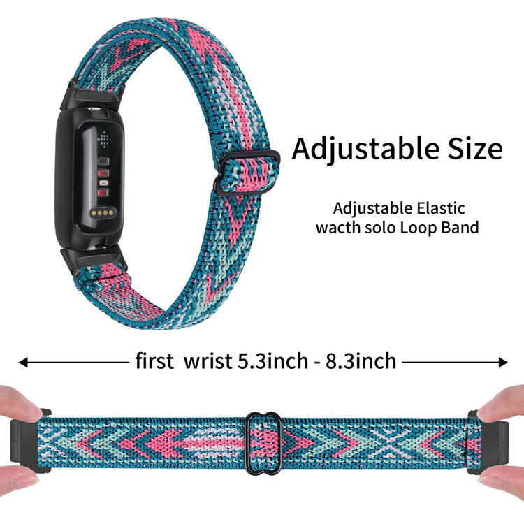 Fantastisk Metal Og Nylon Rem passer til Fitbit Inspire 3 - Flerfarvet#serie_6