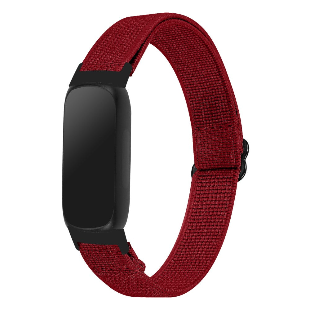 Mega Hårdfør Nylon Rem passer til Fitbit Inspire 3 - Rød#serie_15