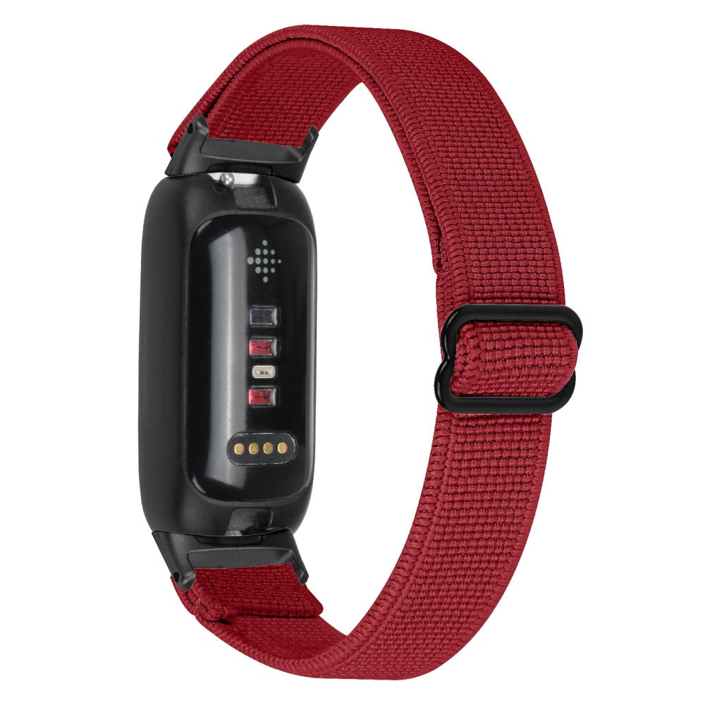 Mega Hårdfør Nylon Rem passer til Fitbit Inspire 3 - Rød#serie_15