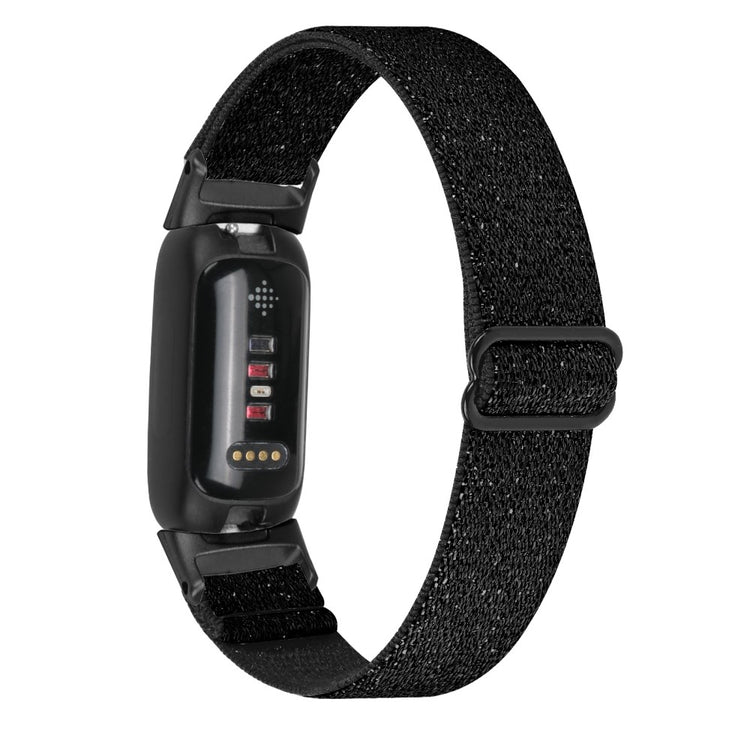 Mega Hårdfør Nylon Rem passer til Fitbit Inspire 3 - Sort#serie_9