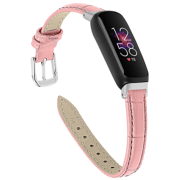 Mega Kønt Metal Rem passer til Fitbit Inspire 3 - Pink#serie_1