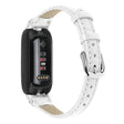 Leather in bamboo grain style strap for Fitbit Inspire 3
