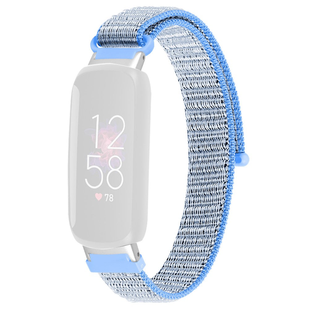 Helt Vildt Skøn Nylon Rem passer til Fitbit Inspire 3 - Blå#serie_5