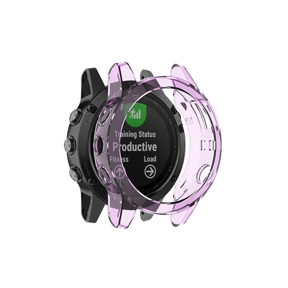 Meget Fint Silikone Cover til Garmin Fenix 5 / Garmin Fenix 5 Plus - Lilla#serie_5