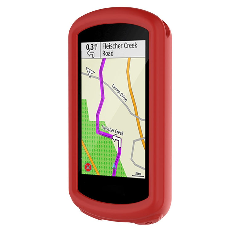 Beskyttende Silikone Cover til Garmin Edge 1030 Plus / Garmin Edge 1030 - Rød#serie_4