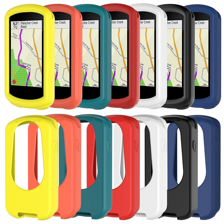 Beskyttende Silikone Cover til Garmin Edge 1030 Plus / Garmin Edge 1030 - Blå#serie_6