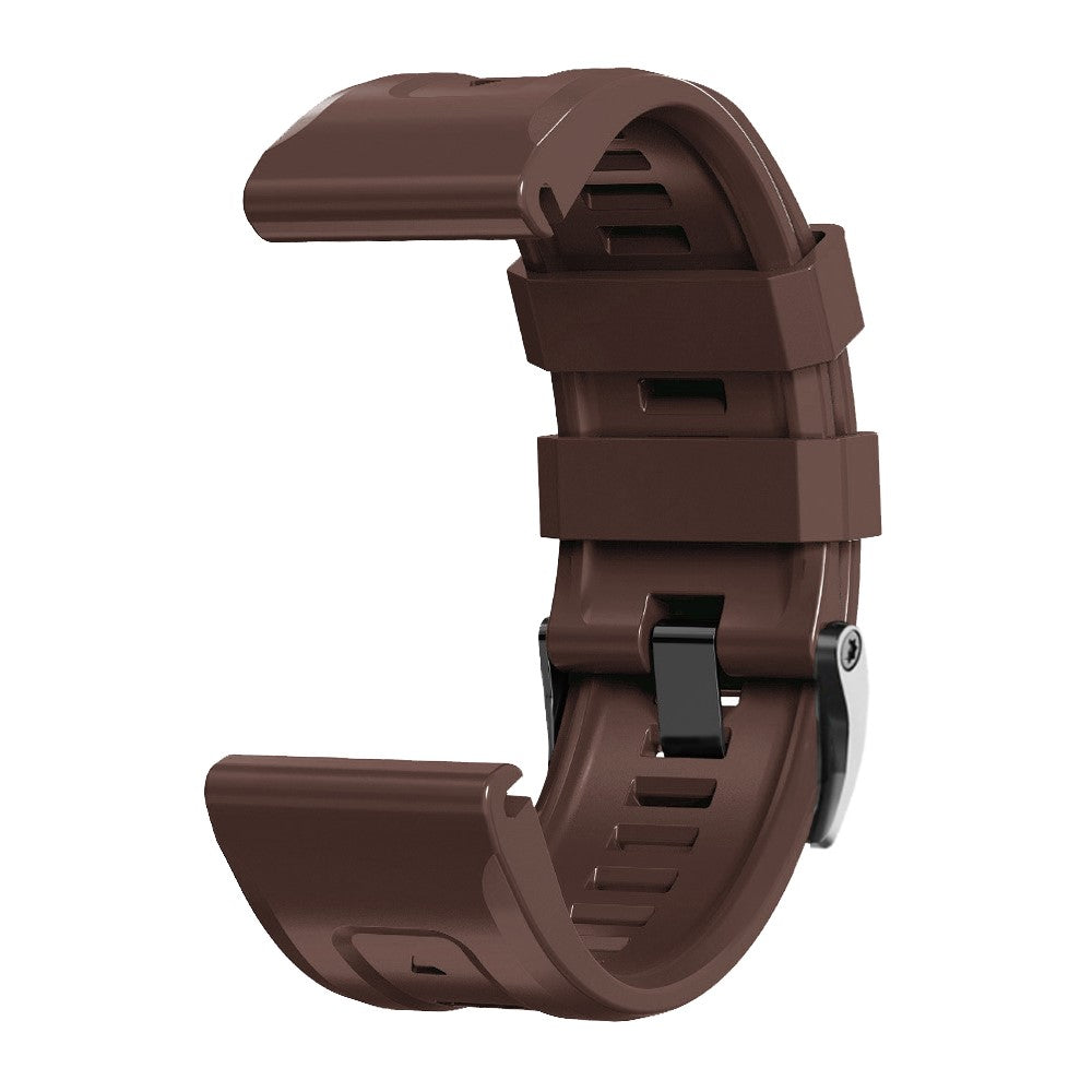 Super Skøn Silikone Universal Rem passer til Smartwatch - Brun#serie_14