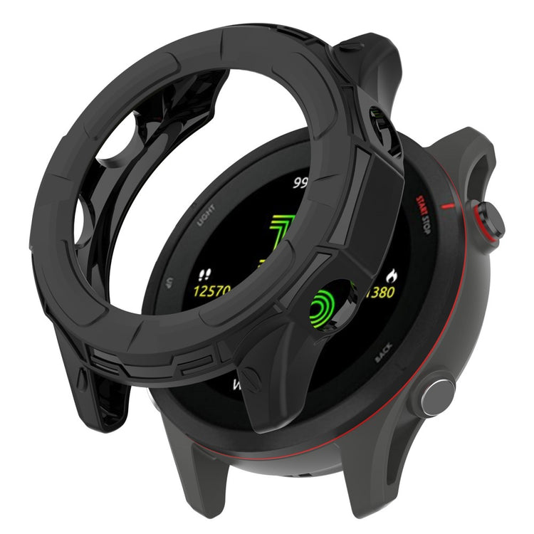 Rigtigt Fint Silikone Cover til Garmin Forerunner 255 - Sort#serie_1