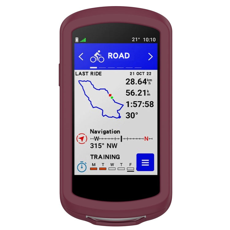 Fed Silikone Cover til Garmin Edge 1040 - Rød#serie_6