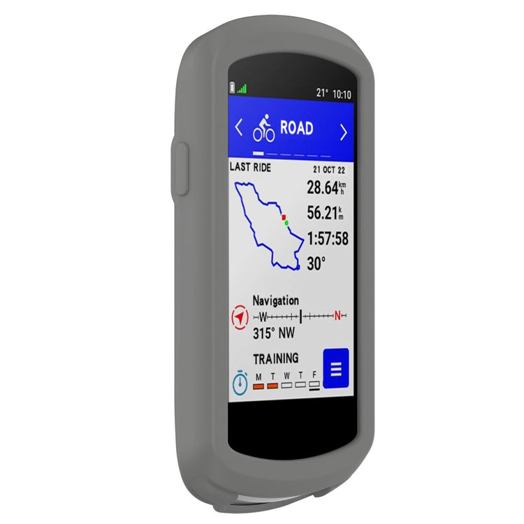 Fed Silikone Cover til Garmin Edge 1040 - Sølv#serie_7