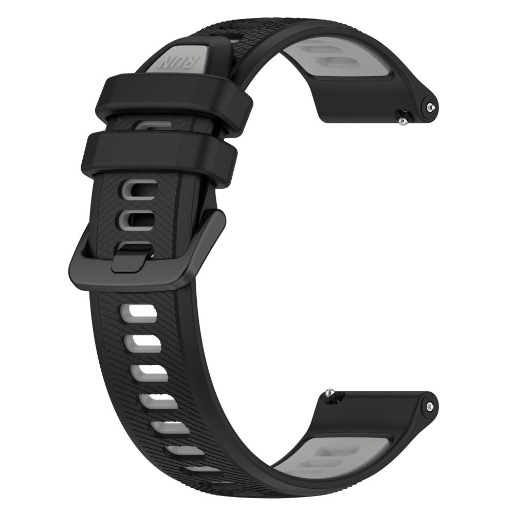 Mega Cool Silikone Rem passer til Garmin Forerunner 265S - Sølv#serie_8