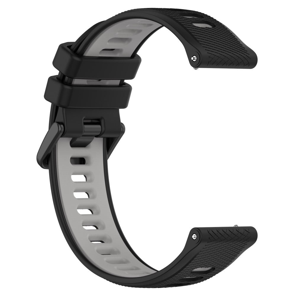 Supercool Silikone Universal Rem passer til Garmin Smartwatch - Sølv#serie_8