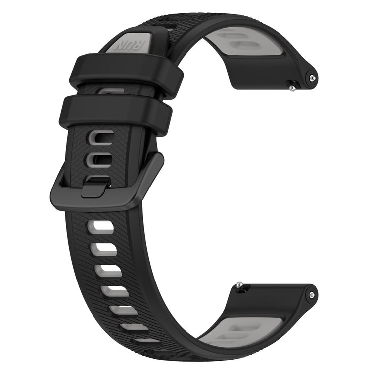 Supercool Silikone Universal Rem passer til Garmin Smartwatch - Sølv#serie_8