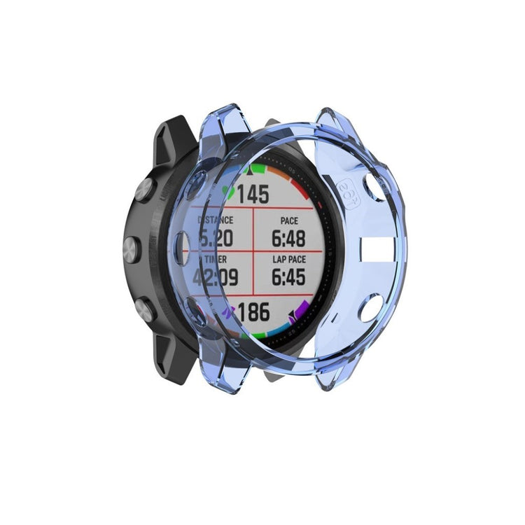 Vildt Godt Garmin Fenix 6X Pro Silikone Cover - Blå#serie_4