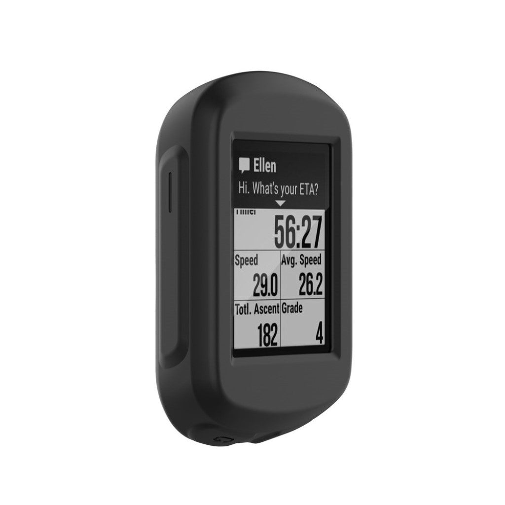 Super Flot Garmin Edge 130 Silikone Cover - Sort#serie_2