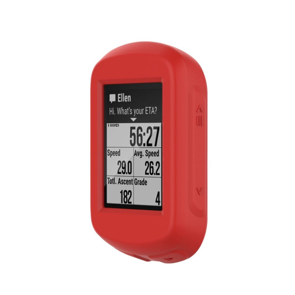 Super Flot Garmin Edge 130 Silikone Cover - Rød#serie_3