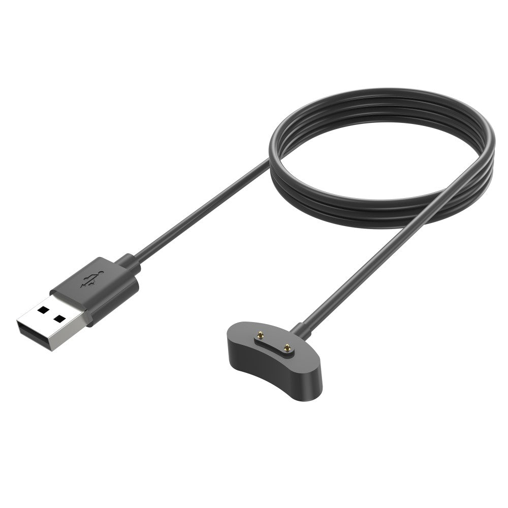 1m TicWatch GTW eSIM USB Opladningskabel - Sort#serie_1