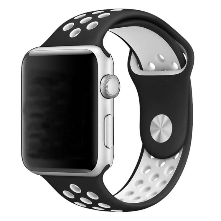 Super pænt Apple Watch Series 1-3 42mm Silikone Rem - Hvid#serie_4