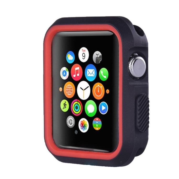 Godt Apple Watch Series 1-3 38mm Silikone Cover - Rød#serie_4