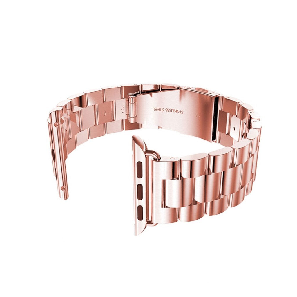 Rigtigt elegant Apple Watch Series 1-3 38mm Metal Rem - Pink#serie_1