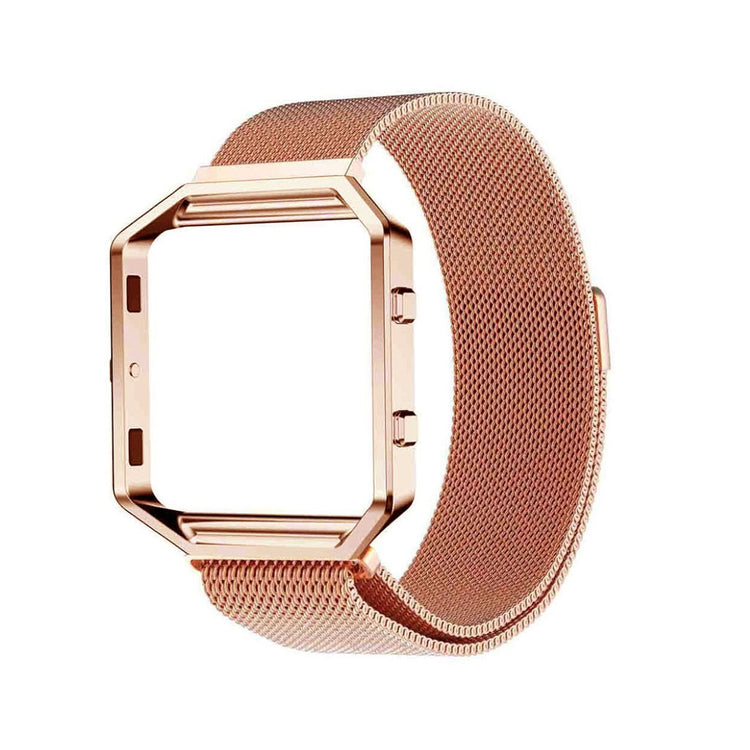 Super kønt Fitbit Blaze Metal Rem - Pink#serie_7