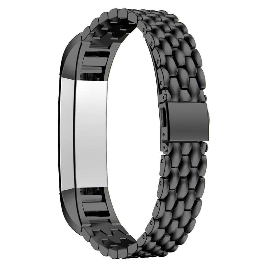 Vildt skøn Fitbit Alta HR Metal Rem - Sort#serie_4